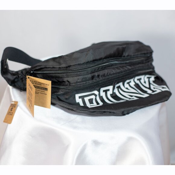 Victoria Secret PINK Convertible Backpack Fanny Pack Black NWT - Picture 10 of 12